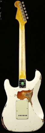STRATOCASTER 1962 WHITE OVER 3 TONS SUNBURST