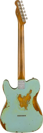 TELECASTER 1962 HEAVY RELIC DAPHNE BLUE OVER 3 TONS SUNBURST