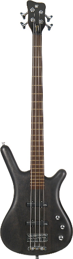 BASSE CORVETTE 4 CORDES NOIRE WARWICK