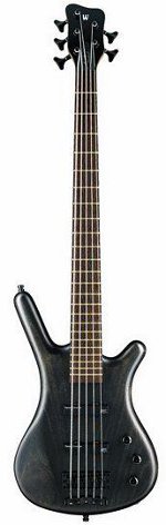 BASSE CORVETTE 5 CORDES NOIRE WARWICK